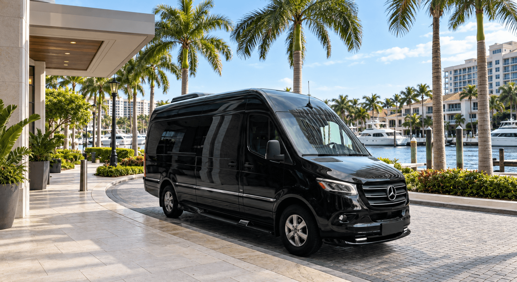Mercedes-Benz Executive Sprinter — Miami Bliss luxury group transportation in Miami