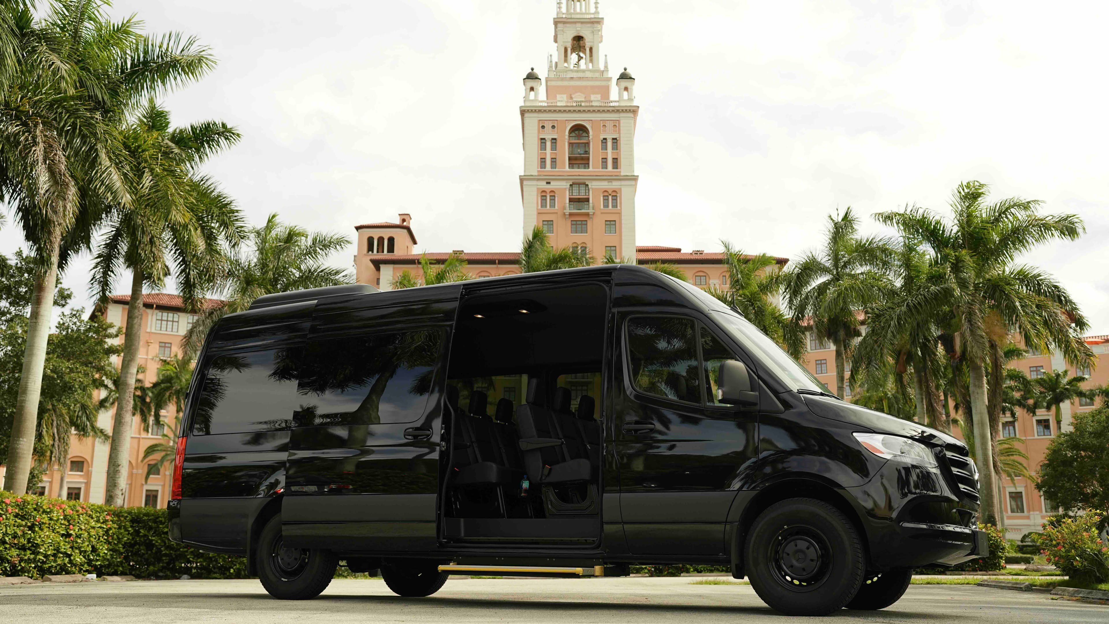 Mercedes-Benz Executive Sprinter van — Miami Bliss group chauffeured service